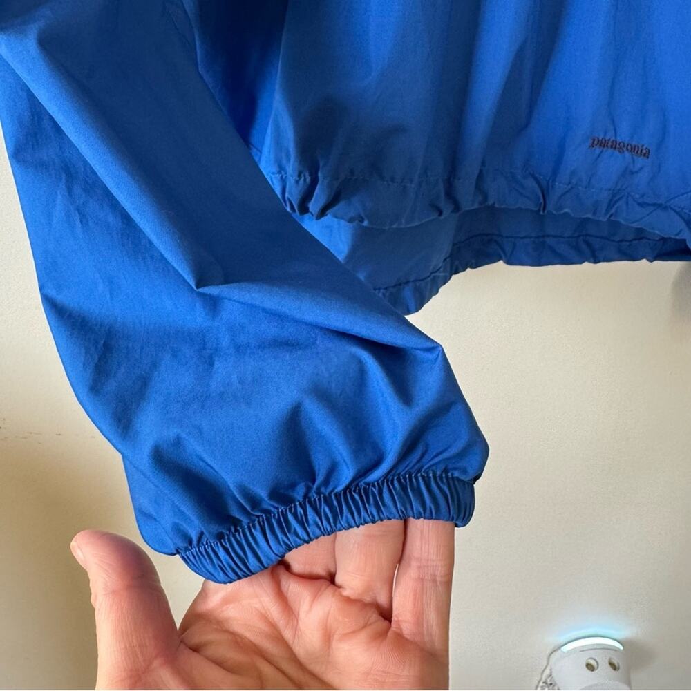 Patagonia Vintage Blue Helium Windshirt 1/2 Zip Pullover Lightweight Windbreaker - Picture 5 of 9